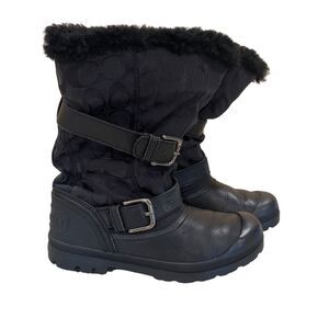 VINTAGE COACH “Holiway” monogram boots